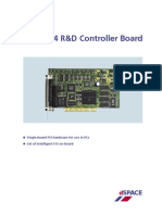 DS1104 R&D Controller Board: Space