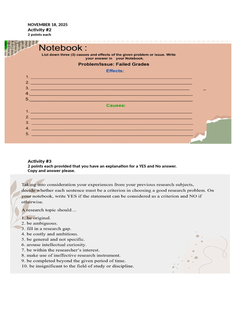 III Activity 2 | PDF