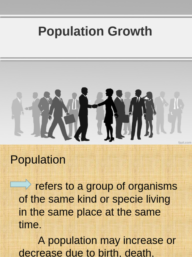 Meaning of Population-Growt | PDF | Population | Population Growth