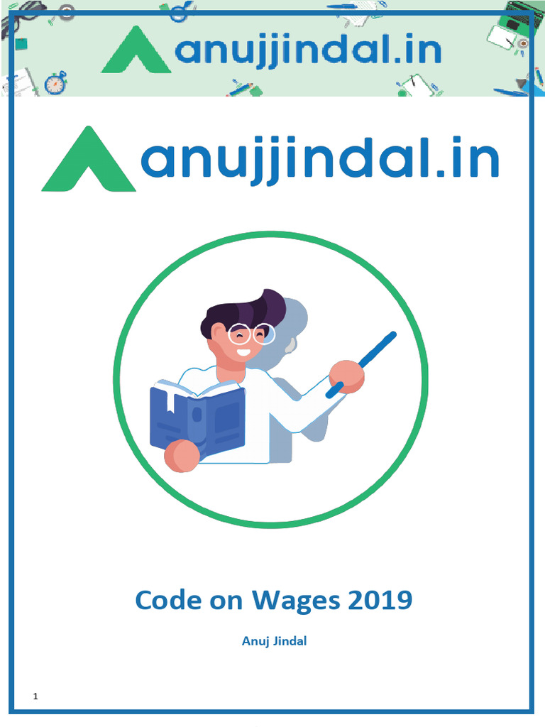 Code on Wages 2019 Overview | PDF | Employment | Wage