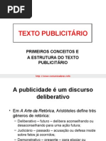 O Texto Publicitário