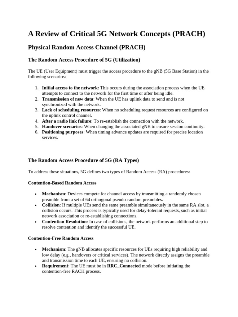 A Review of Critical 5G Network Concepts-031001 | PDF | Orthogonal ...
