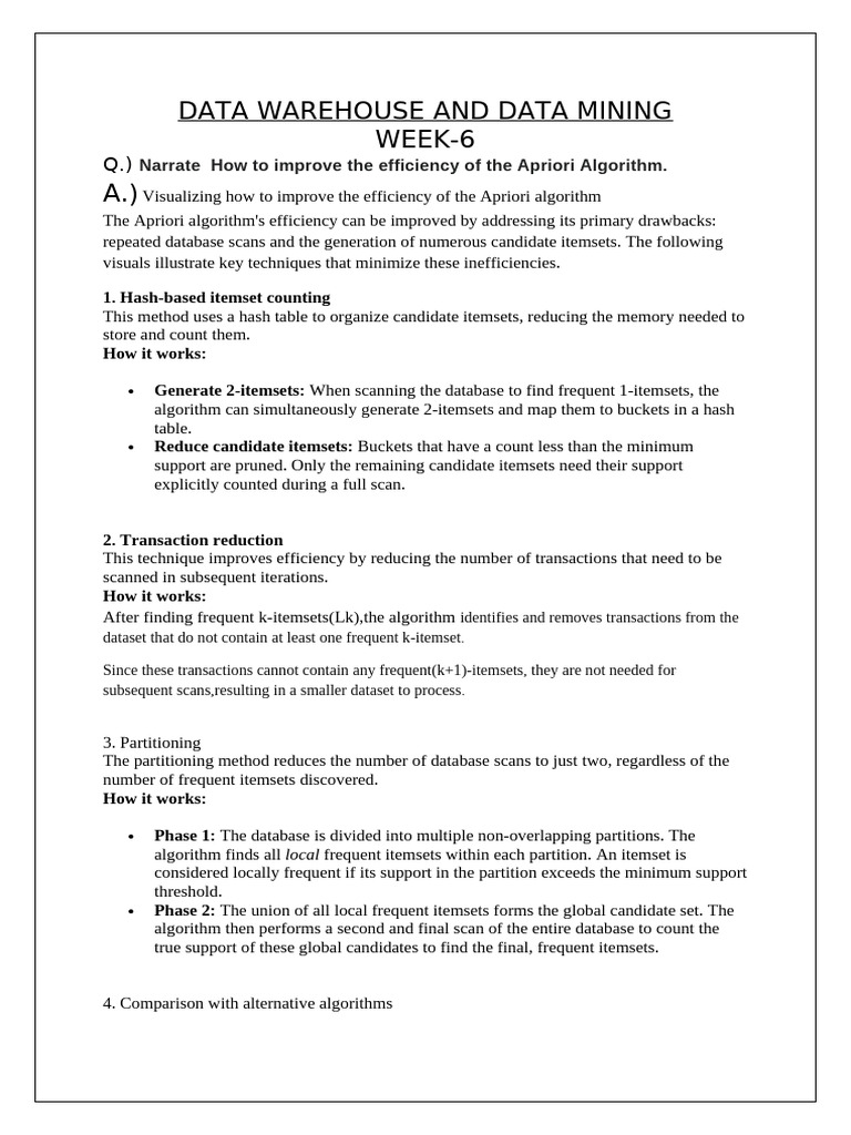 DWDM Week-6 | PDF | Computer Data | Information Technology