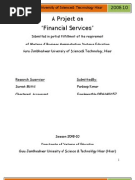 Project Financial Services