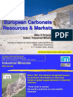 European Carbonate Resources & Markets