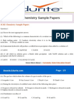 ICSE Chemistry Sample Papers