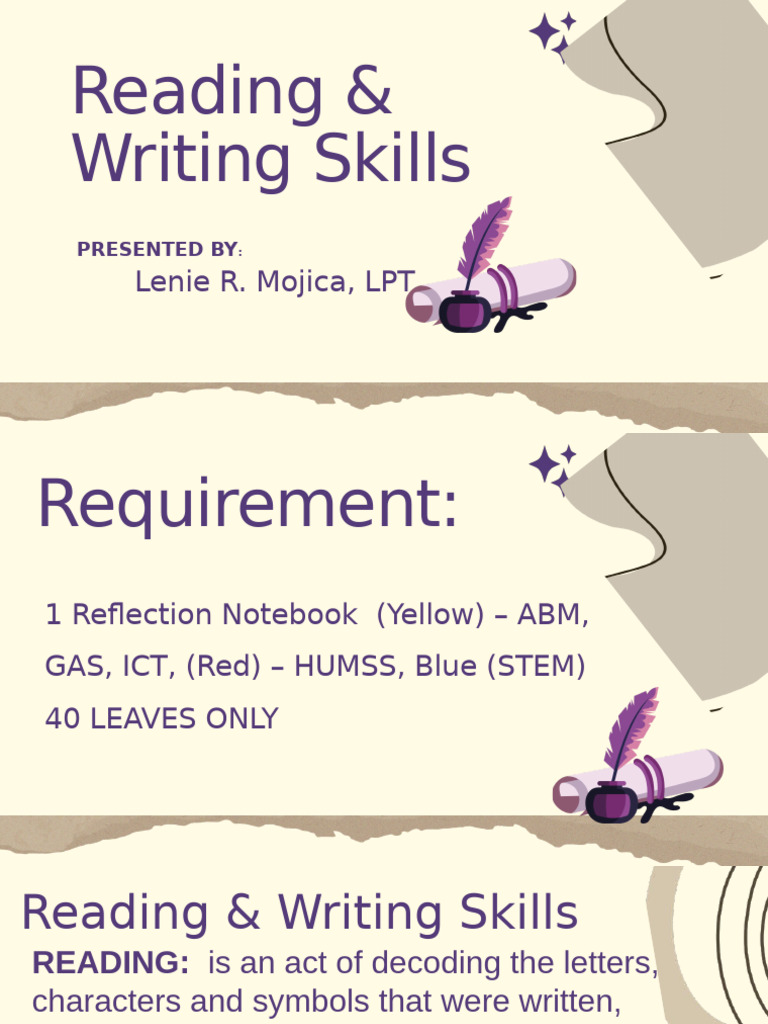 Lesson 1 The Reading Process English 2 | PDF | Linguistics | Schema ...