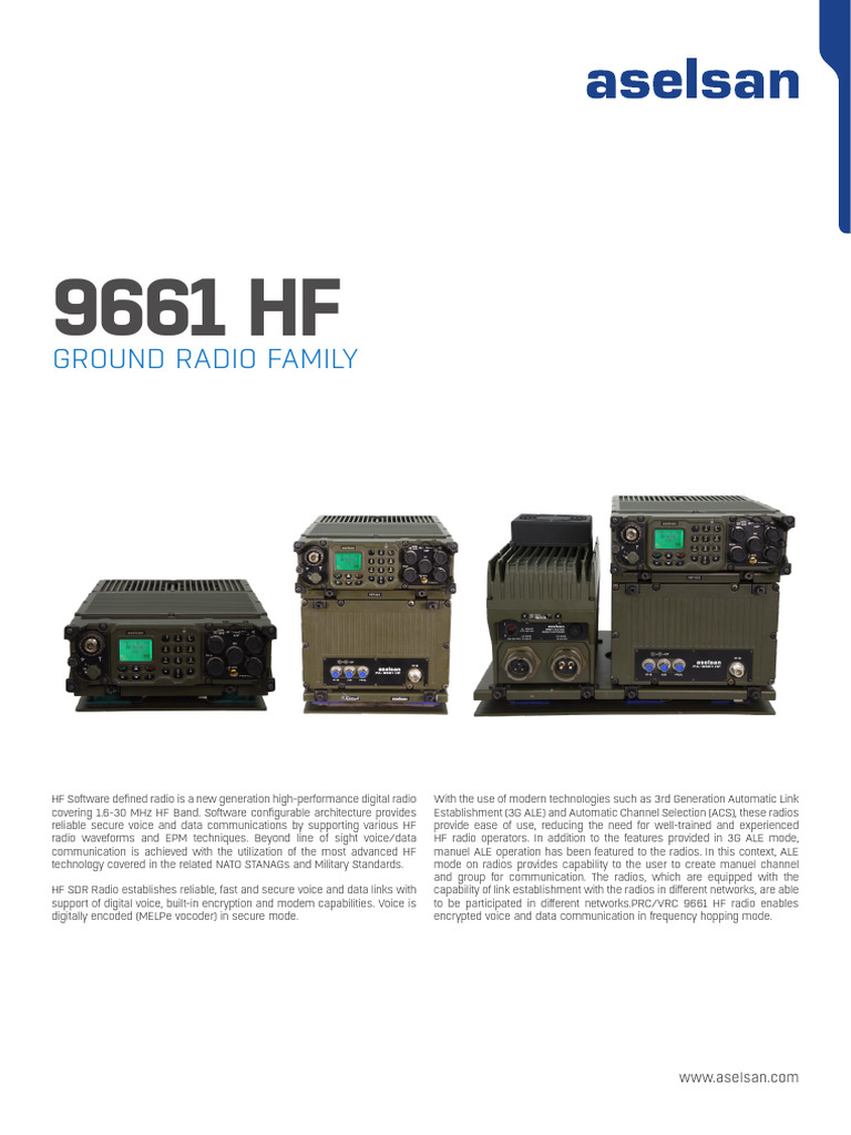 Advanced HF Software Defined Radio | PDF | High Frequency | Software ...