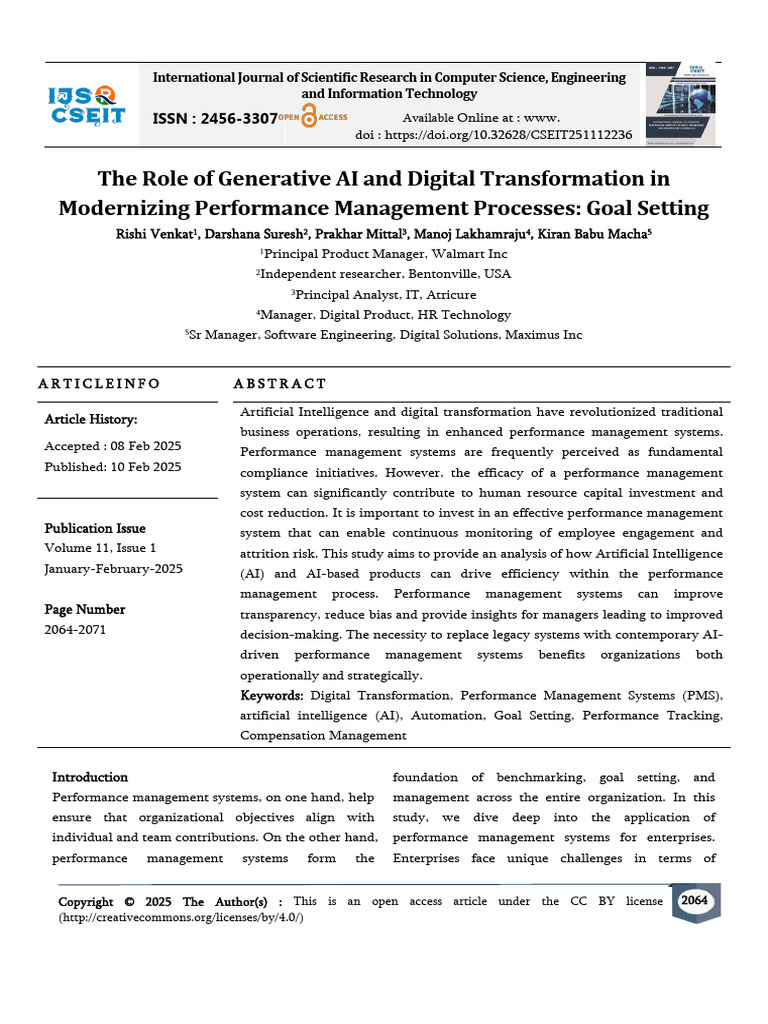The Role of Generative AI and Digital Transformation in Modernizing ...