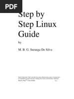 Download Step by Step Linux Guide by Rahul SN951377 doc pdf