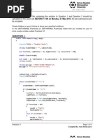 Practical 11 of 2012 Solution