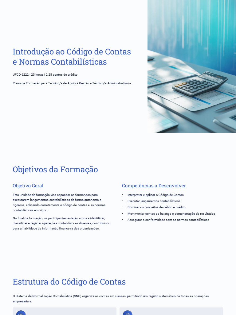 Formação em Código de Contas e Contabilidade | PDF | Contabilidade ...