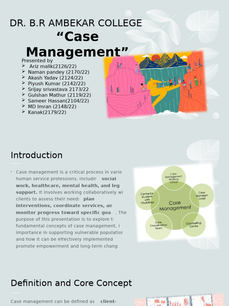 Case Management | PDF | Mental Health | Evaluation