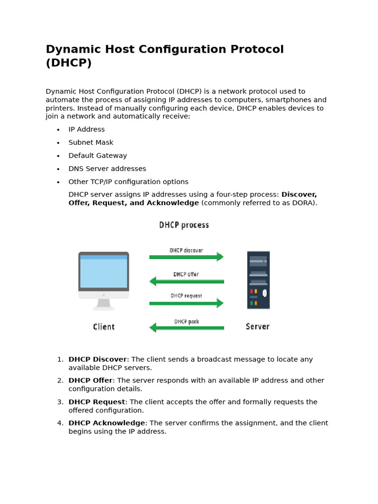 DHCP Configuration Guide for Cisco Routers | PDF