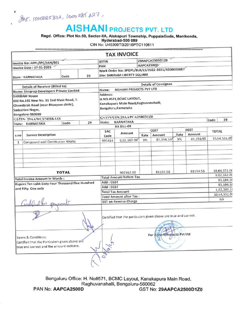 Ashani Invoice1 | PDF