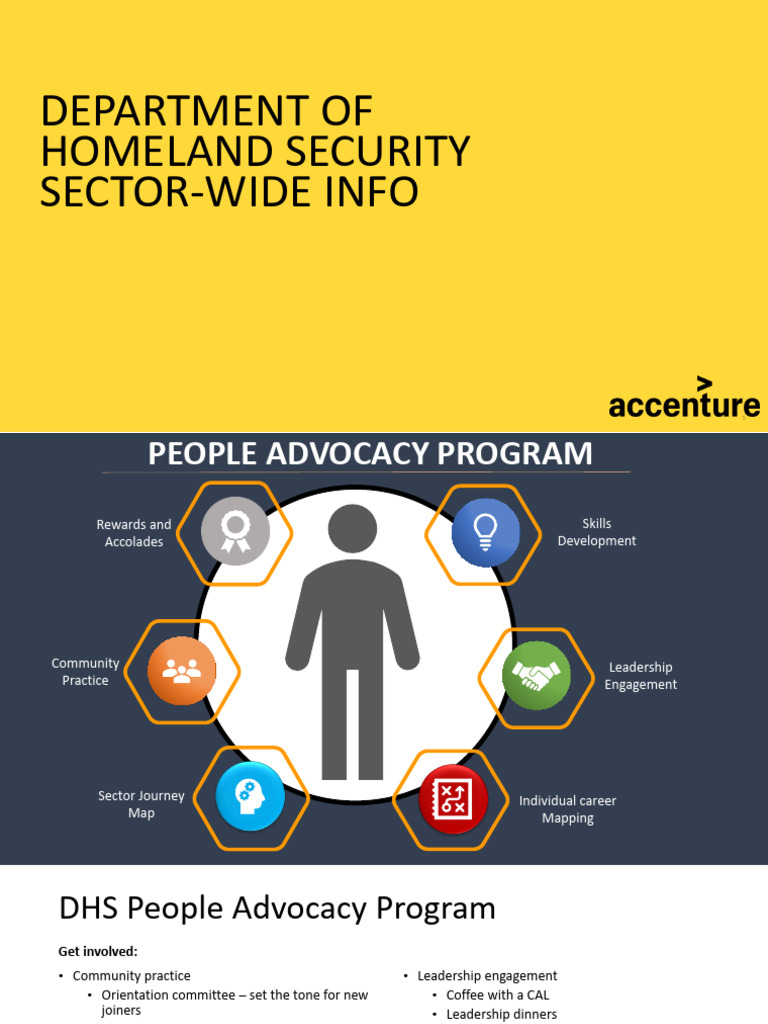 DHS People Advocacy Program Overview | PDF | United States Department ...