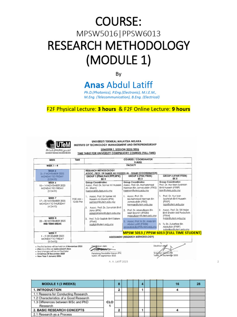 Research Methodology Course Overview | PDF | Methodology | Inquiry