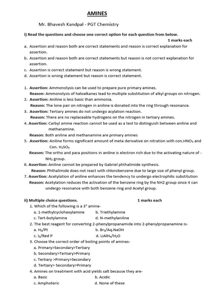 9 AMINES | PDF | Amine | Organic Chemistry