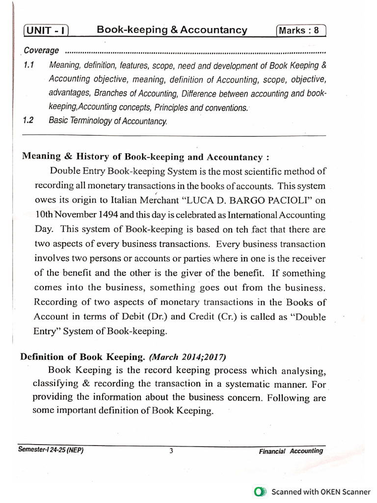 Financial Accounting (1) | PDF