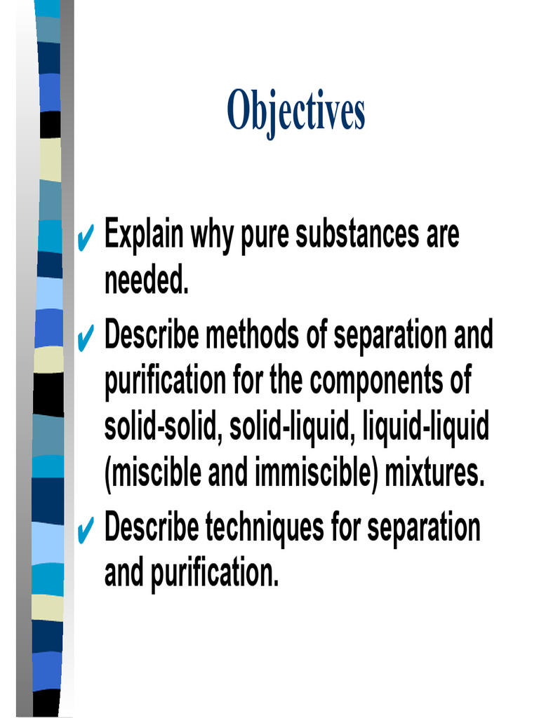 Separation and Purification Techniques | PDF