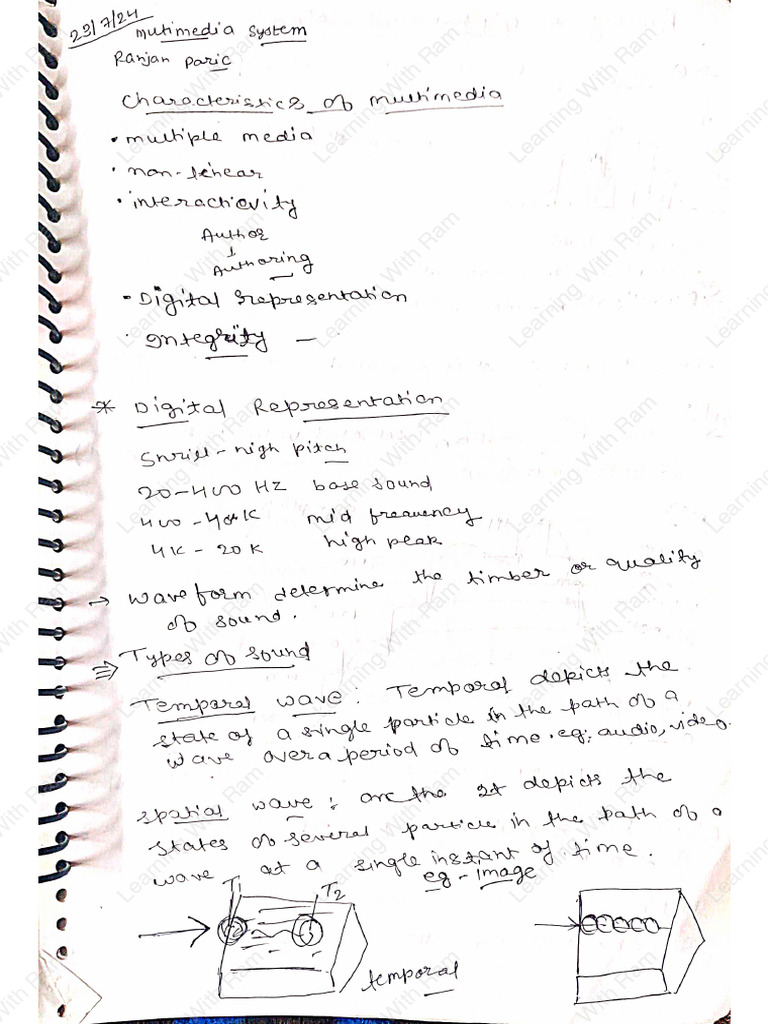 Multimedia Handwritten Notes ? | PDF