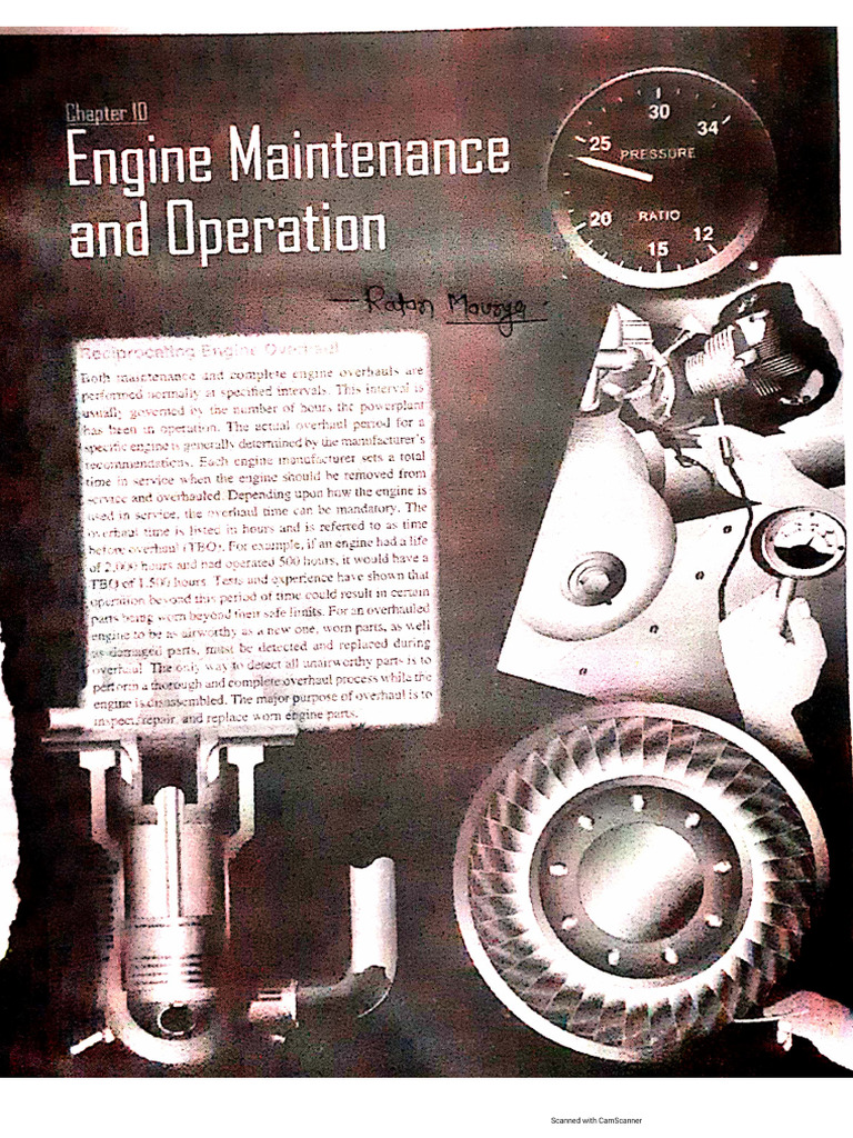 12A Highlighted Engine Maintenance and Operations | PDF
