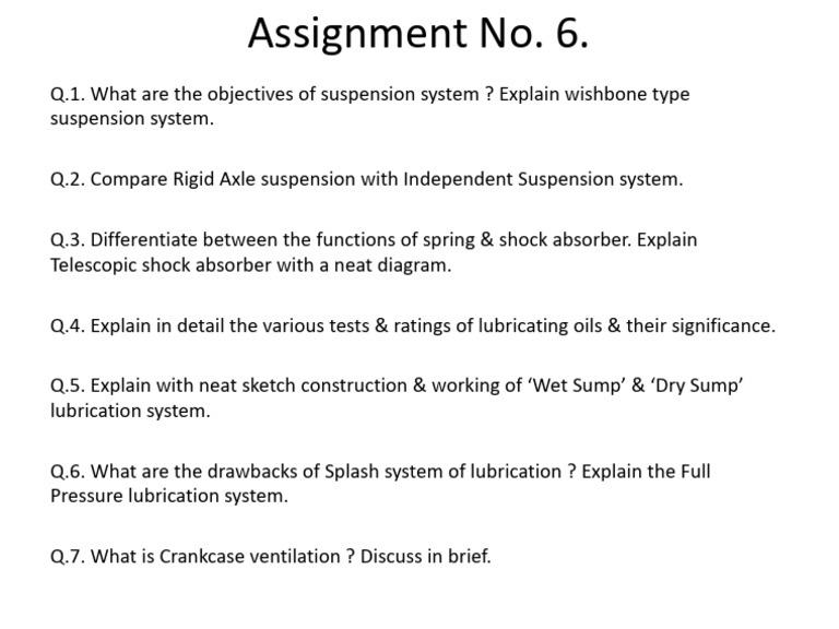 Assignment 6 | PDF