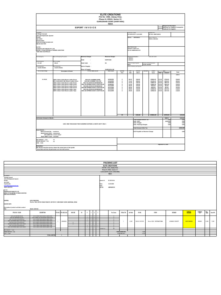Custom-Inv&pl-Ec-30-Emea-Saudi Arabia | PDF | Payments | Government ...