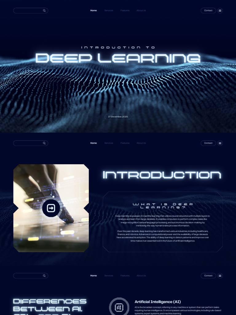 Deep Learning Presentation | PDF | Deep Learning | Machine Learning