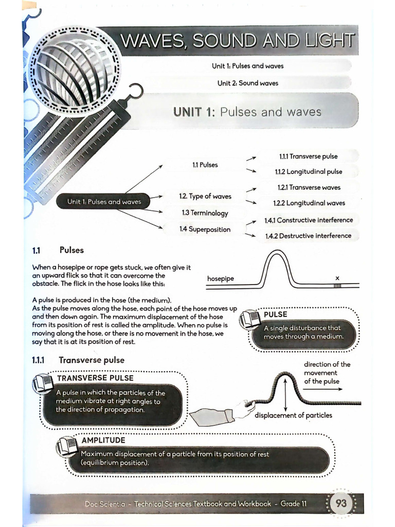 Pulses and Waves Gr11 | PDF