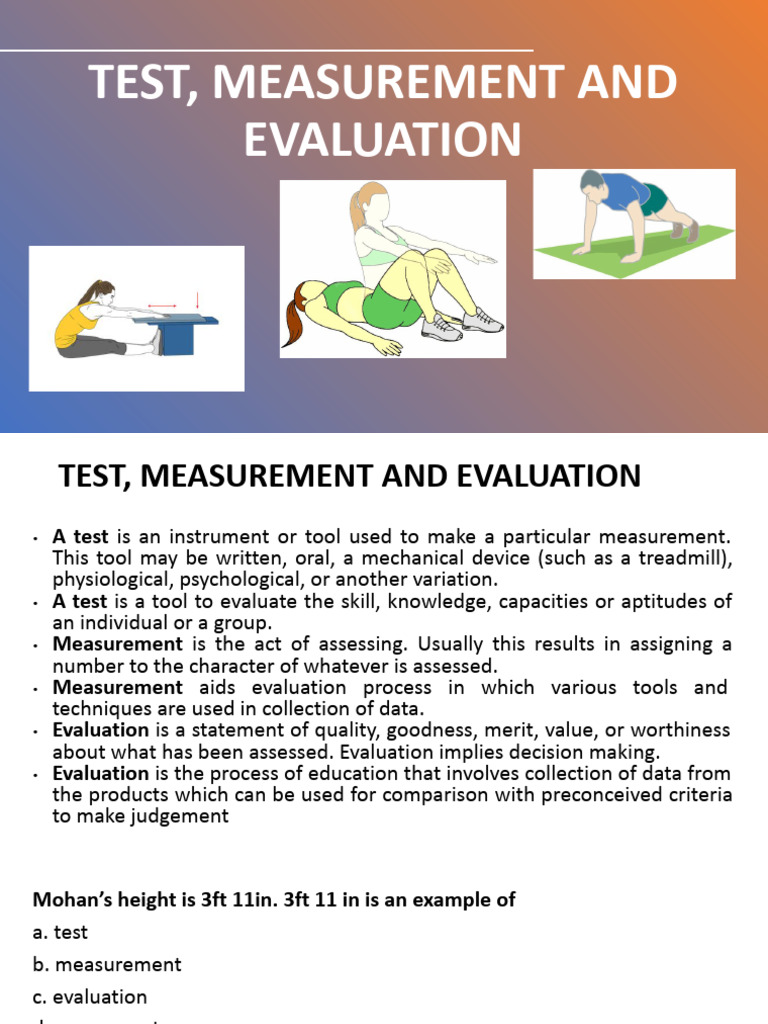 Test, Measurement & Evaluation in Sports | PDF | Waist | Body Mass Index