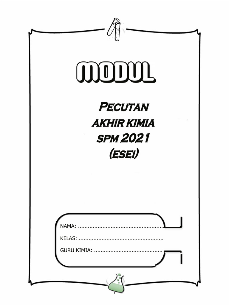 Program Pecutan Akhir SPM 2021 | PDF | Redox | Electrode