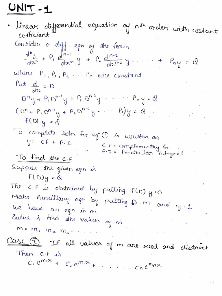 Differential Equations Solutions Guide | PDF