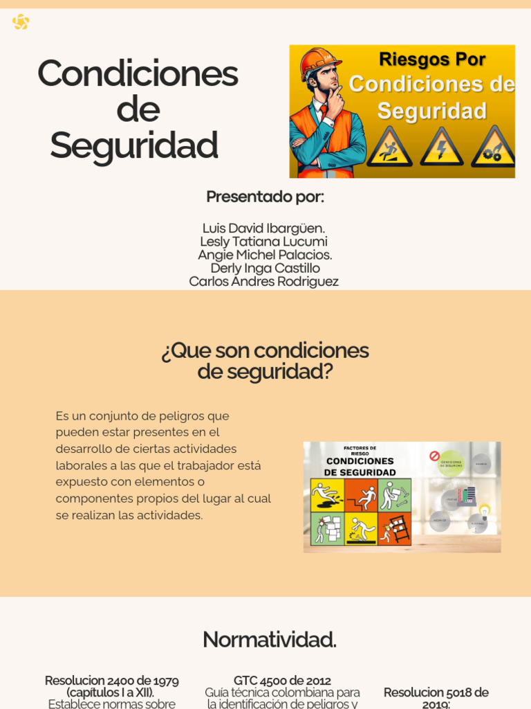Condiciones de Seguridad Laboral y Prevención | PDF