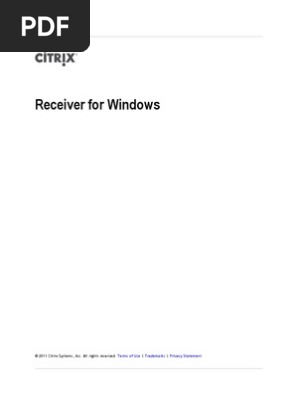 Citrix workspace