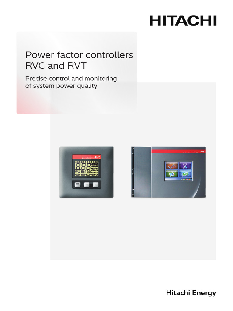 Hitachi Energy Power Factor Controllers | PDF | Electrical Grid ...