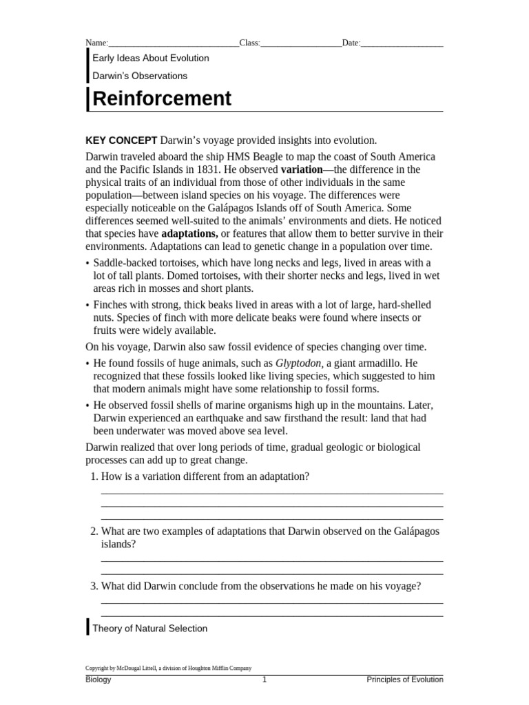 Ch_10_complete | PDF | Natural Selection | Evolution
