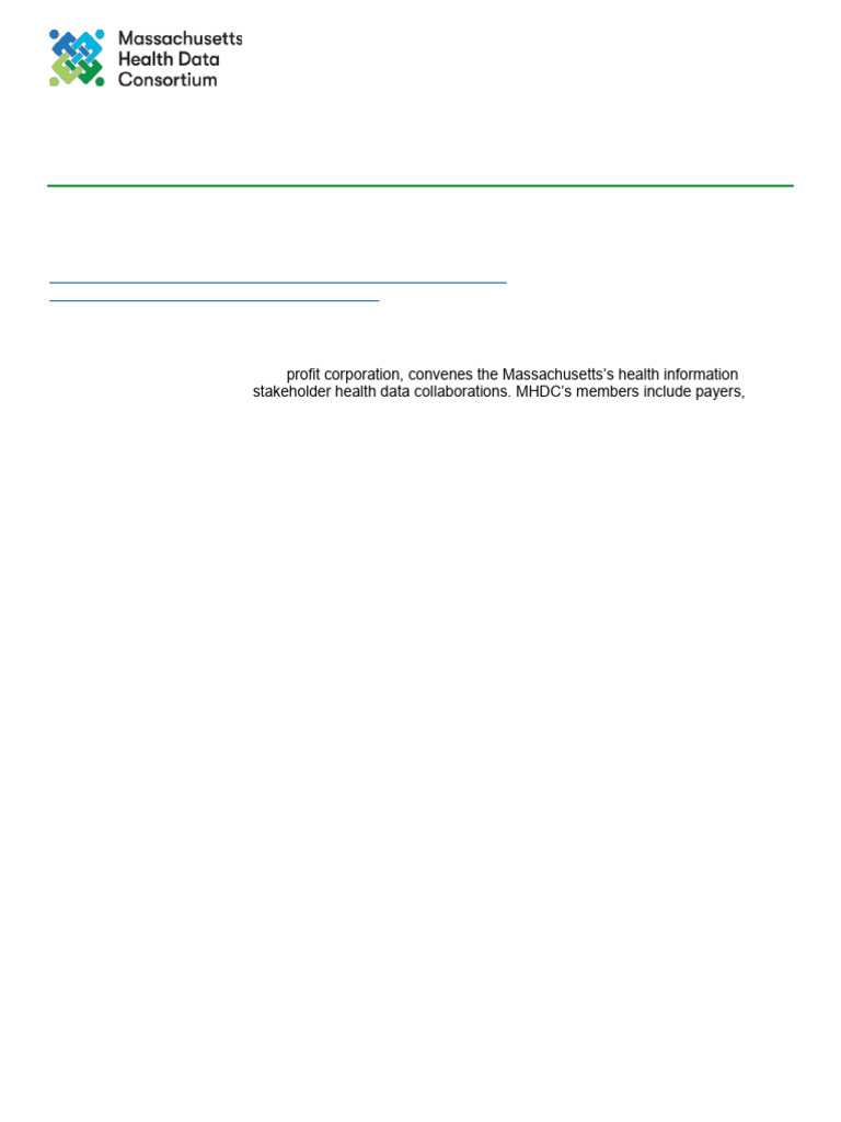 MHDC Comments on ONC Health IT Plan | PDF | Interoperability | Governance
