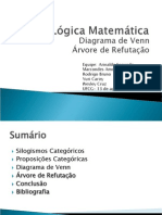 Diagrama de Venn e Árvore de Refutação