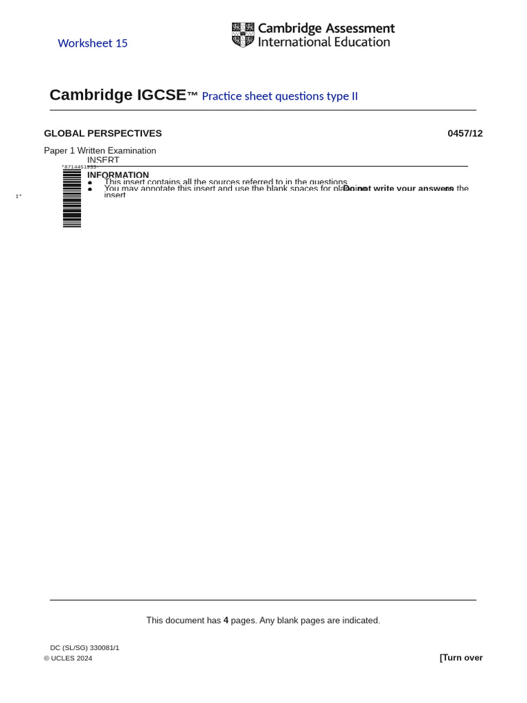 Globalisation Benefits and Challenges Worksheet | PDF | Globalization ...