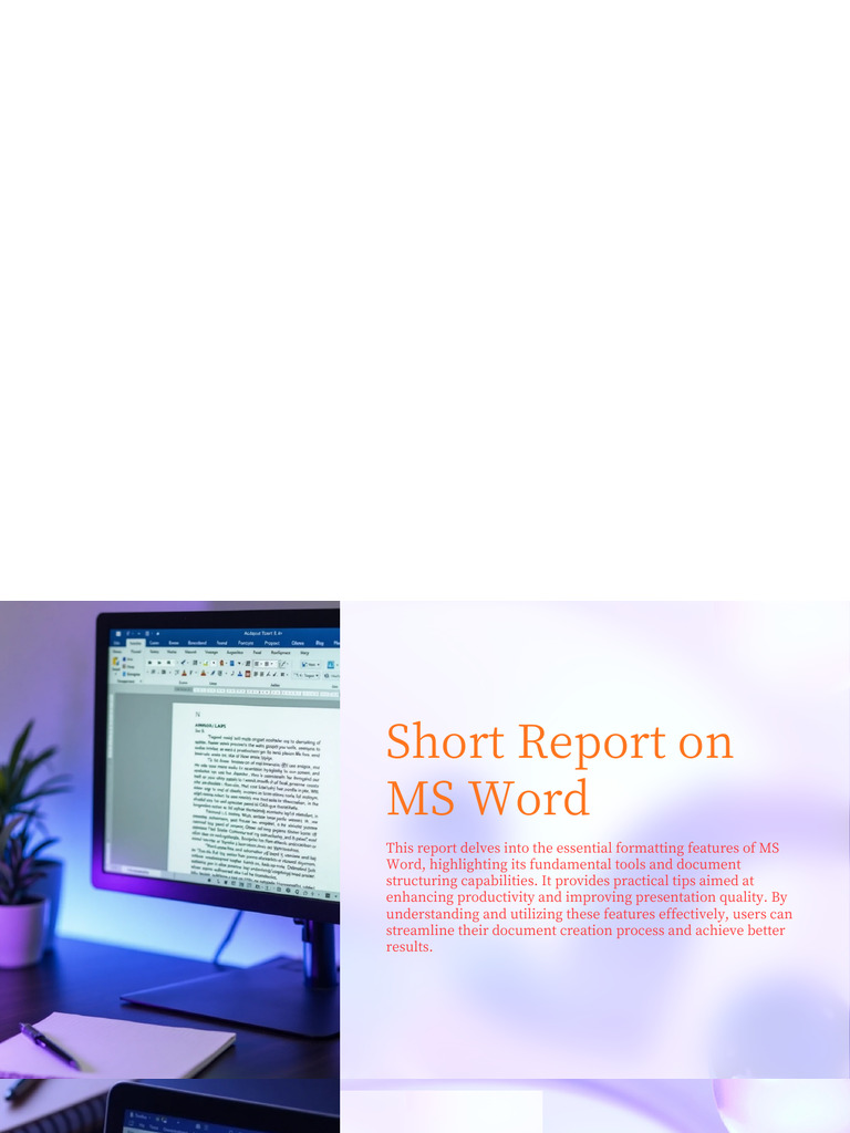 Essential MS Word Formatting Guide | PDF | Microsoft Word | Educational ...
