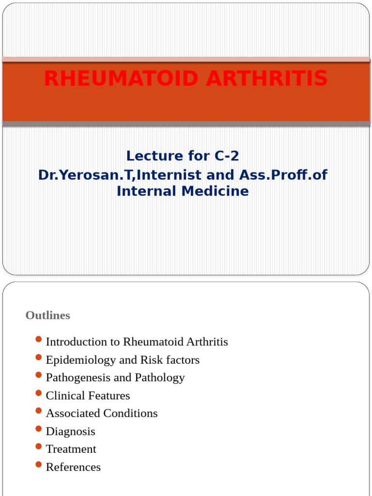 Understanding Rheumatoid Arthritis Overview | PDF | Bone | Rheumatoid ...