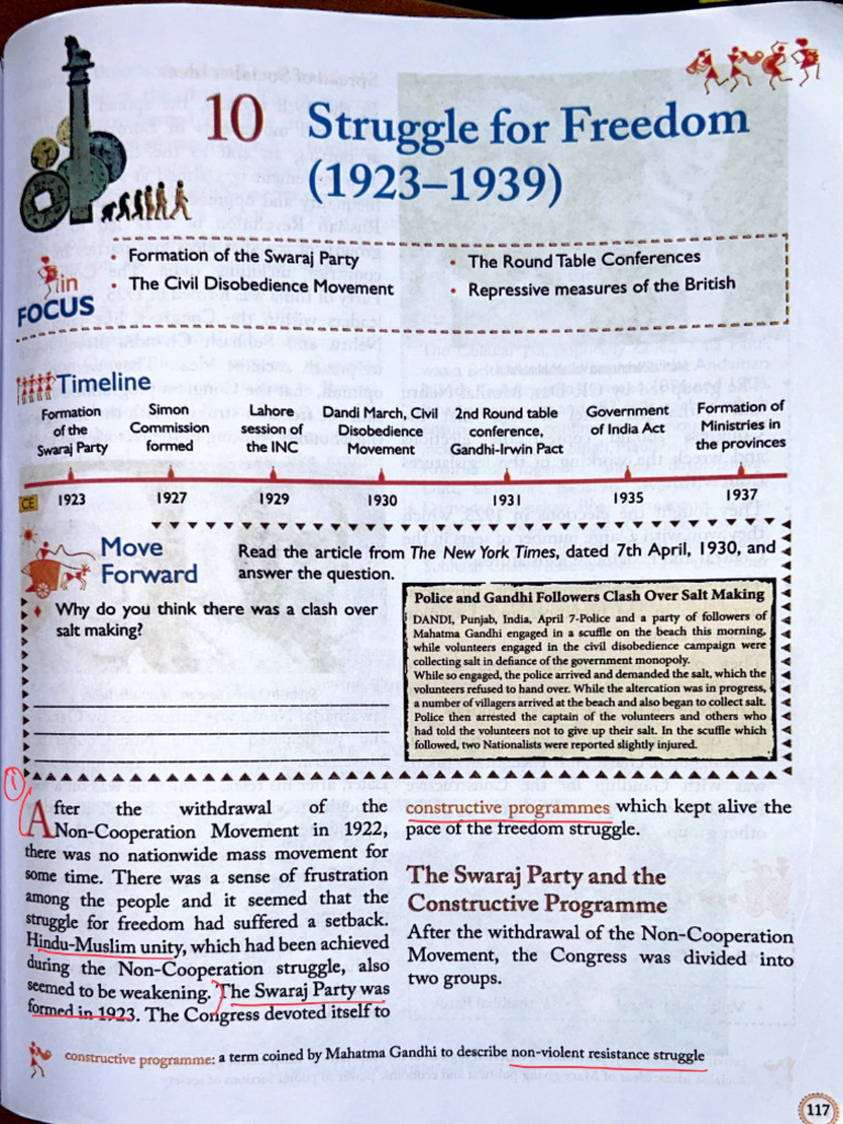 Freedom Struggle in India (1923-1939) | PDF | Nonviolence | Indian ...