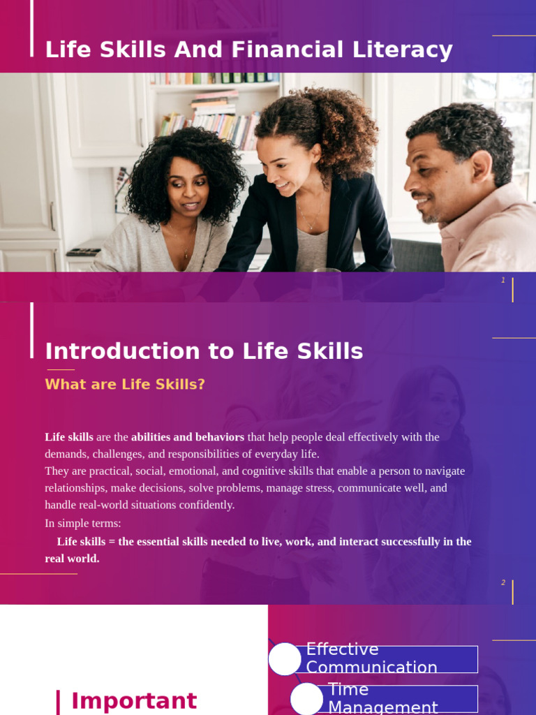 Life Skills and Financial Literacy Final | PDF | Communication ...