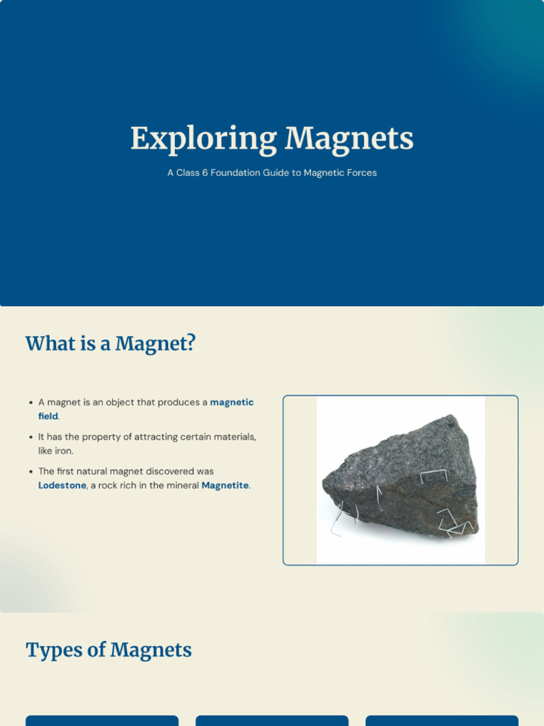 Exploring Magnets | PDF
