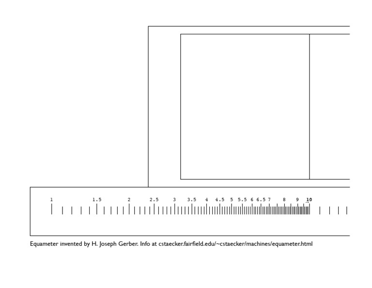 Equa Meter Scale Sheet 1 | PDF