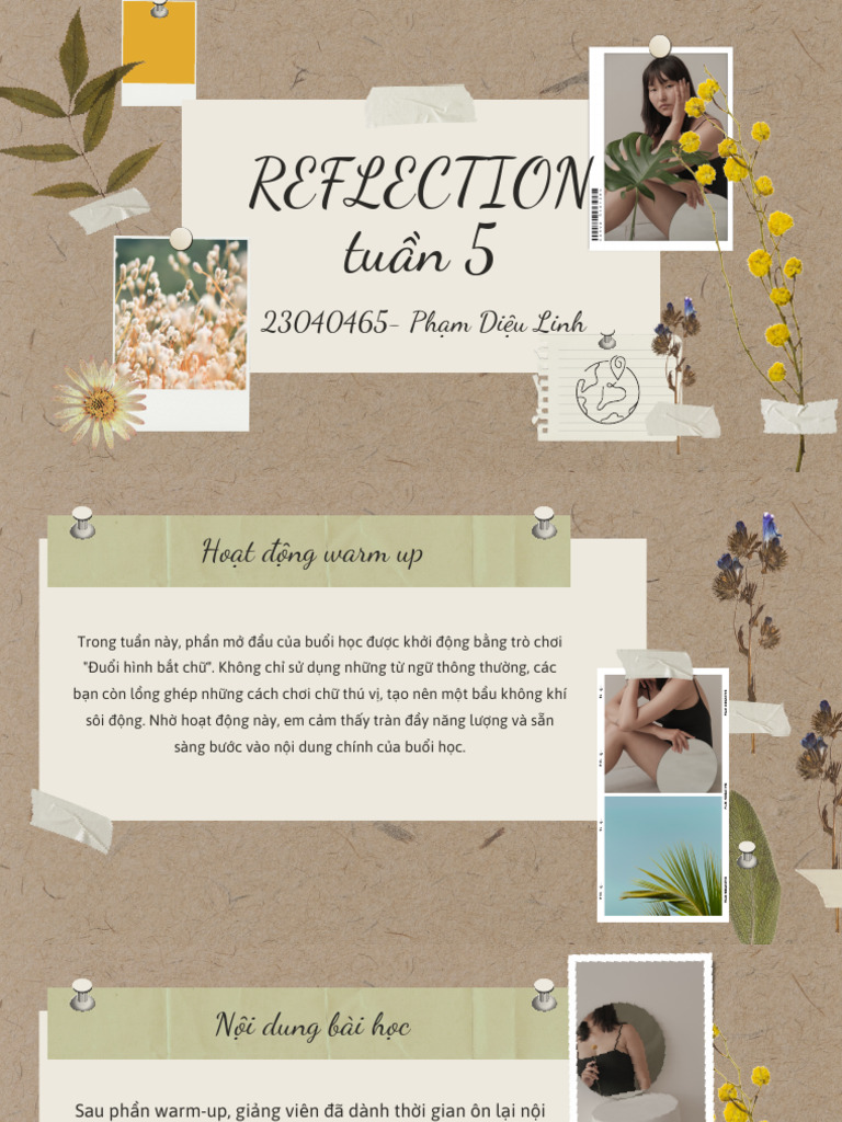 Reflection Tuần 5 | PDF