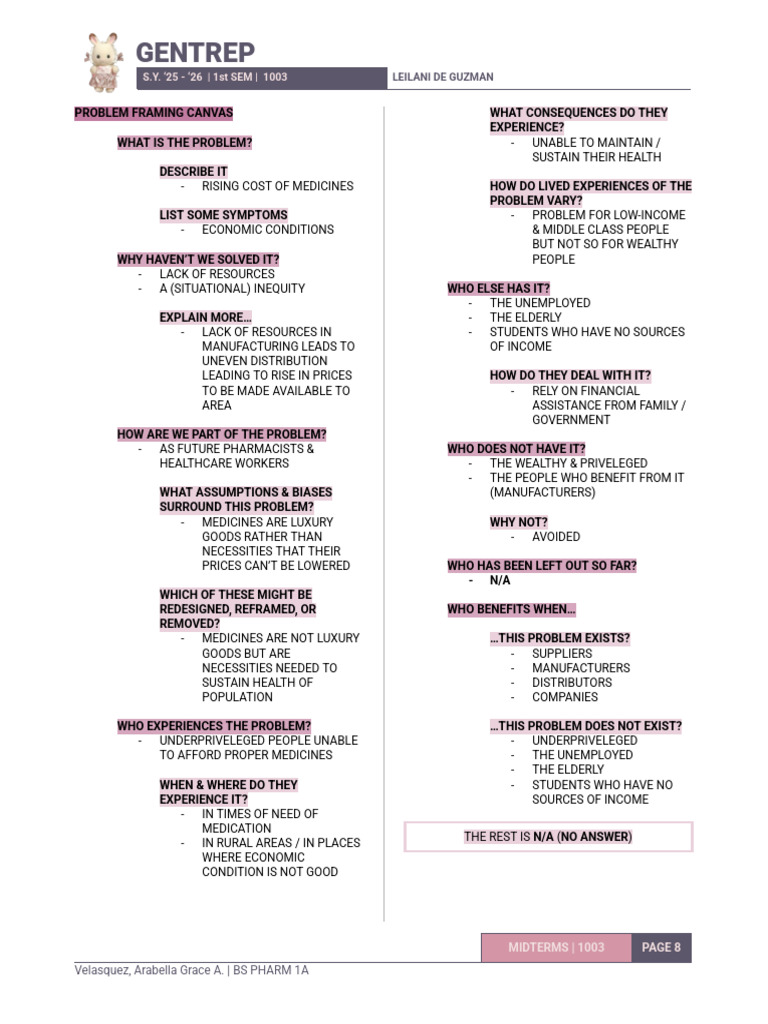 (Midterms) Gentrep (Groupwork) | PDF | Economies | Social Policy