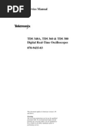Download TEK TDS340A 360 380 Service Manual by Klas Jonsson SN95148005 doc pdf