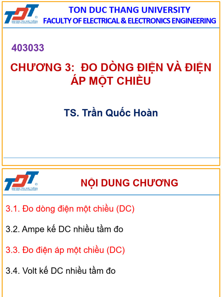 CHAPTER 3 - DC Measurement | PDF